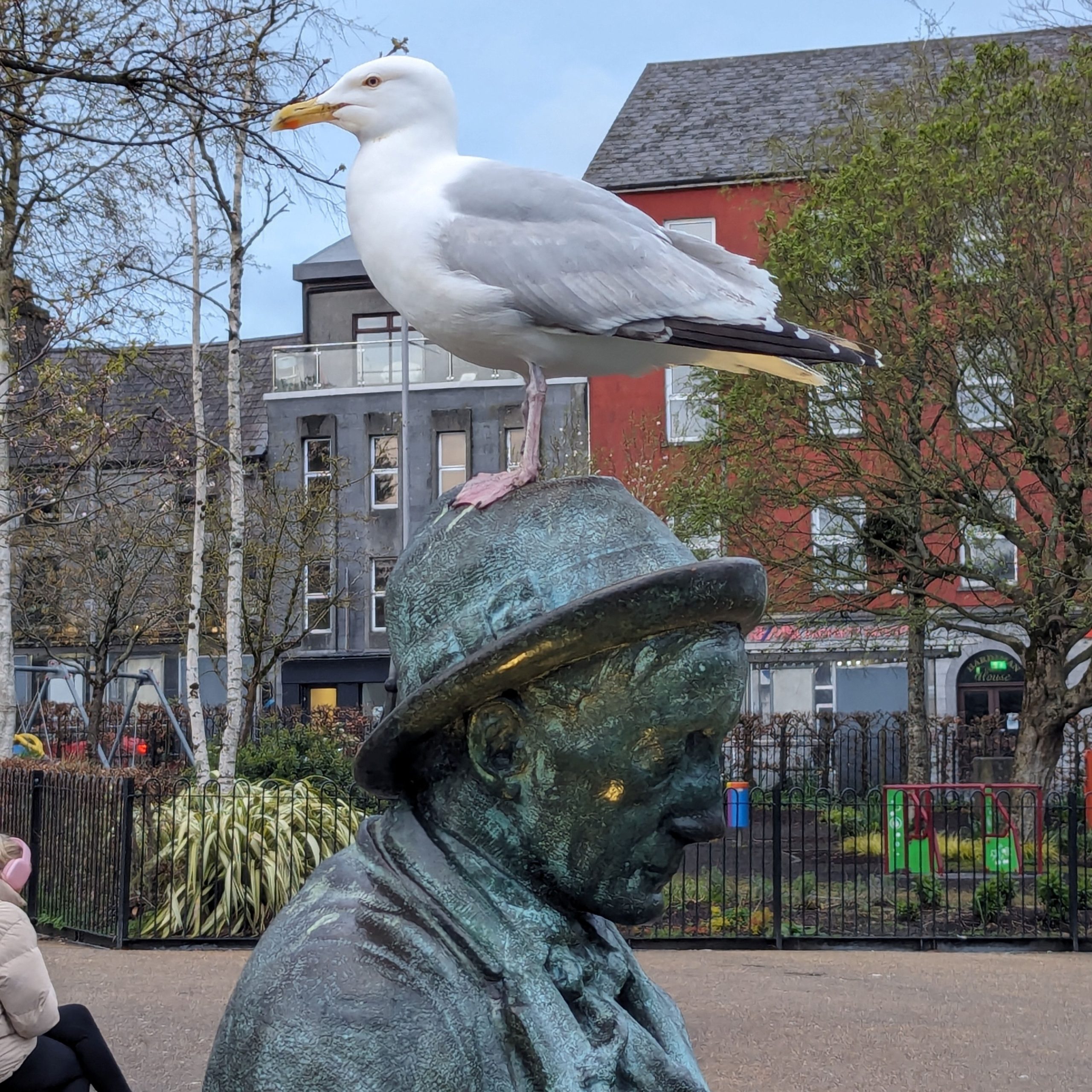 Street art and statues in Galway